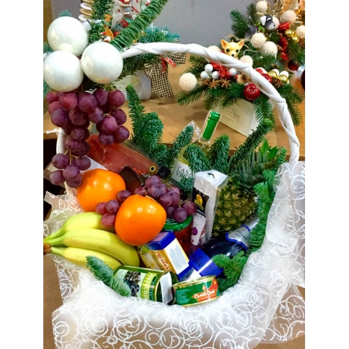 Новогодняя корзина "Фруктовый рай"